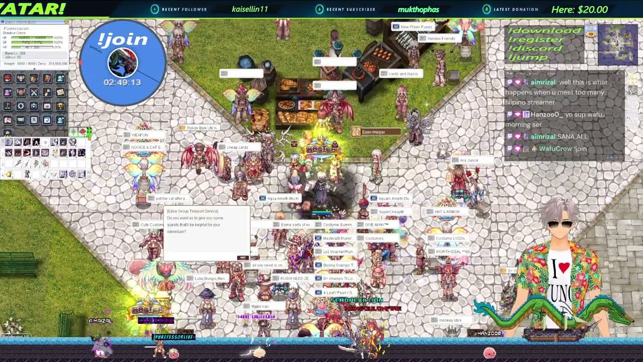 💛iRO CHAOS💙Selling MPV CARD!🔥SHADOW X Lv 260 !discord to join the🅿️Lay GUILD!🆕& Returning Players🆗