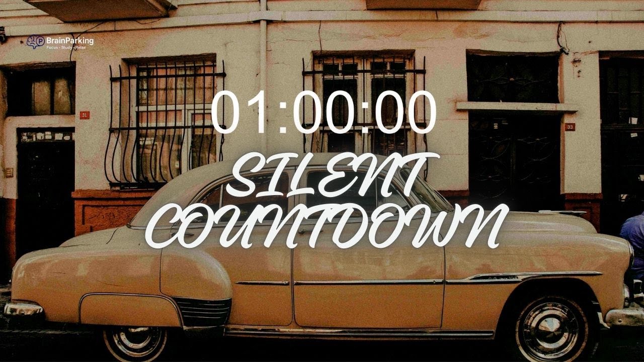 1 Hour Deep Focus Clock ⏳ Silent Pomodoro Study Timer