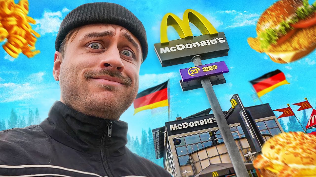 Je TESTE MCDONALD'S en ALLEMAGNE 🍟 (énorme dinguerie)