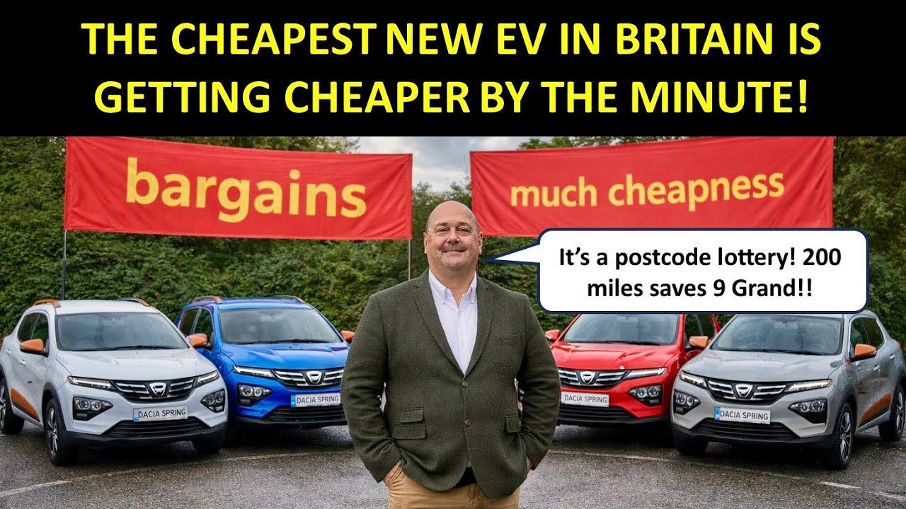 Самый дешевый новый электромобиль в Великобритании &mdash; это Dacia Spring, но скидки огромные!! &mdash; СОВ...