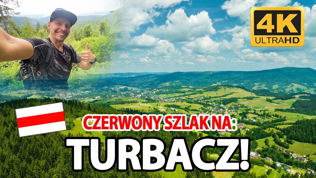 Najpiękniejszy szlak na TURBACZ! Czerwony szlak z Rabki Zdrój 🌲 | 🇵🇱 Gorce 4K
