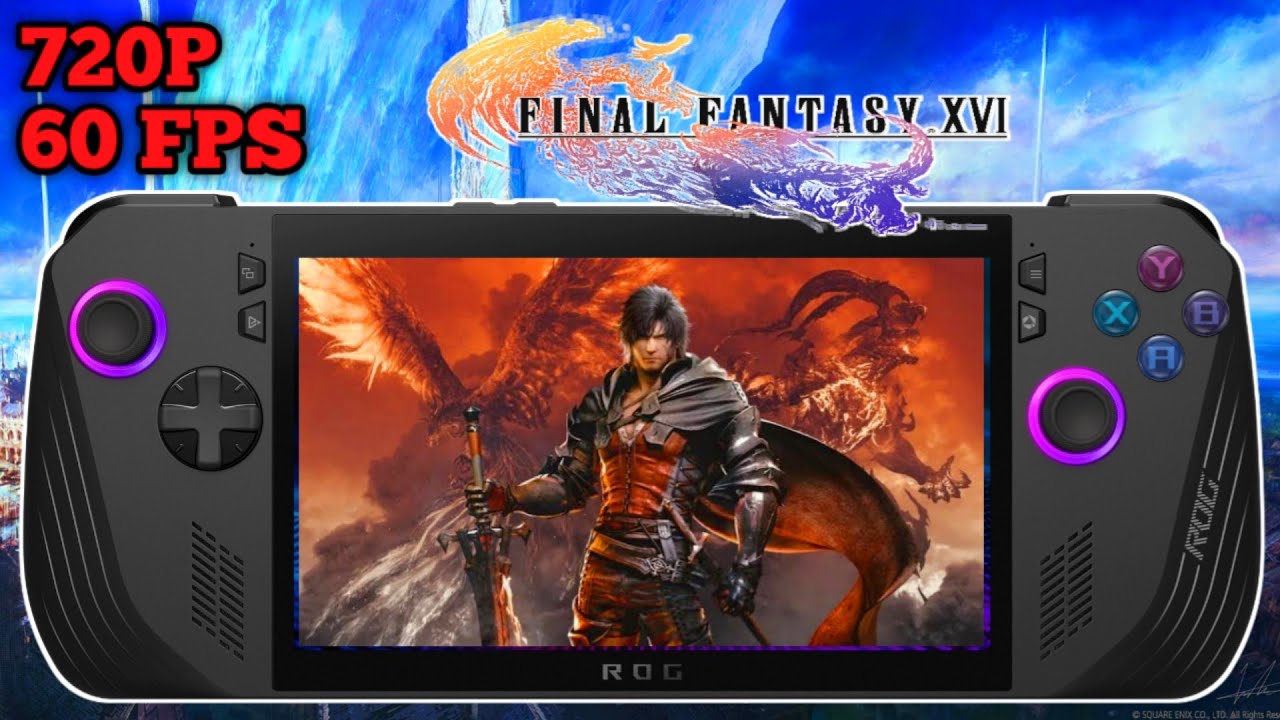 Asus ROG Ally X | Final fantasy 16 | ROG Ally X | Final fantasy 16 gameplay| Final fantasy 16 review