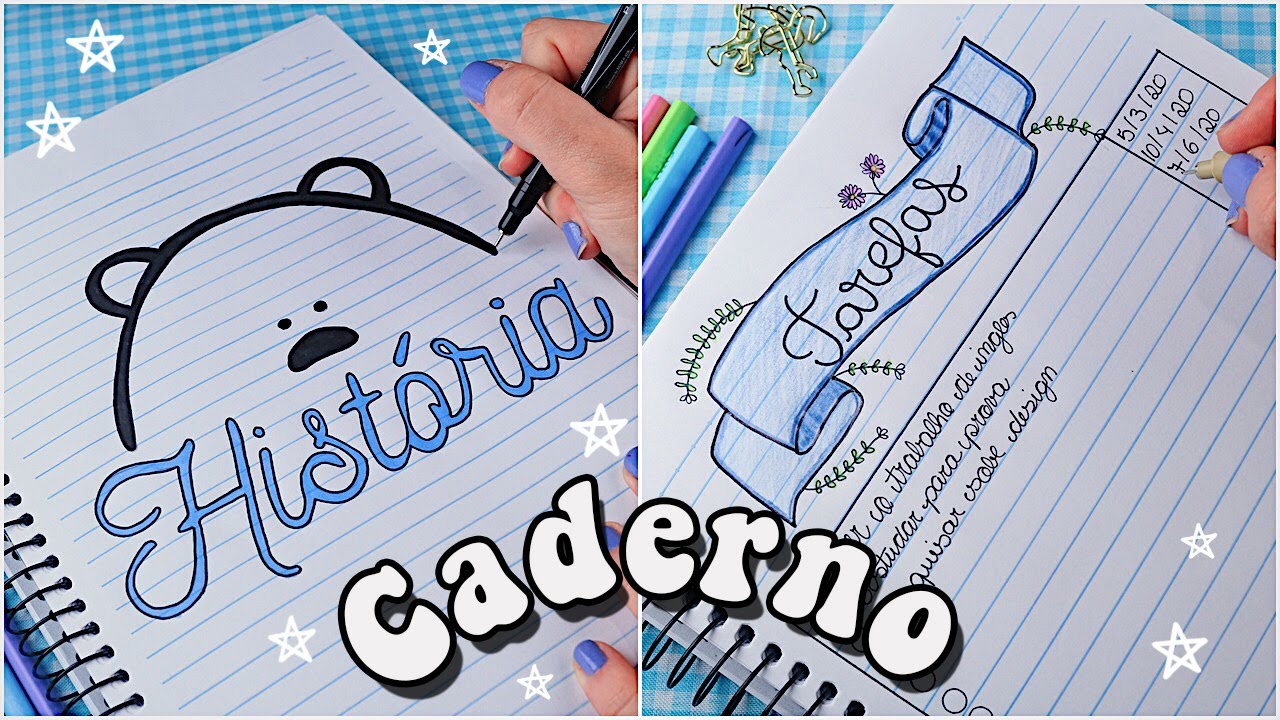 CADERNO LINDO E ORGANIZADO 2022 - VOLTA ÀS AULAS