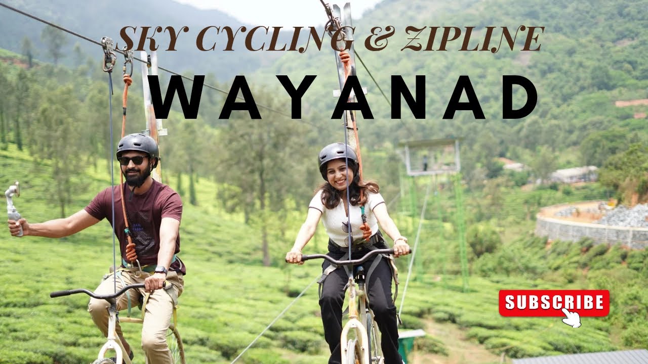 Sky cycling and Zipline Activitues in Wayanad , Kerala  #travel #nature #kerala #explore #viralvideo