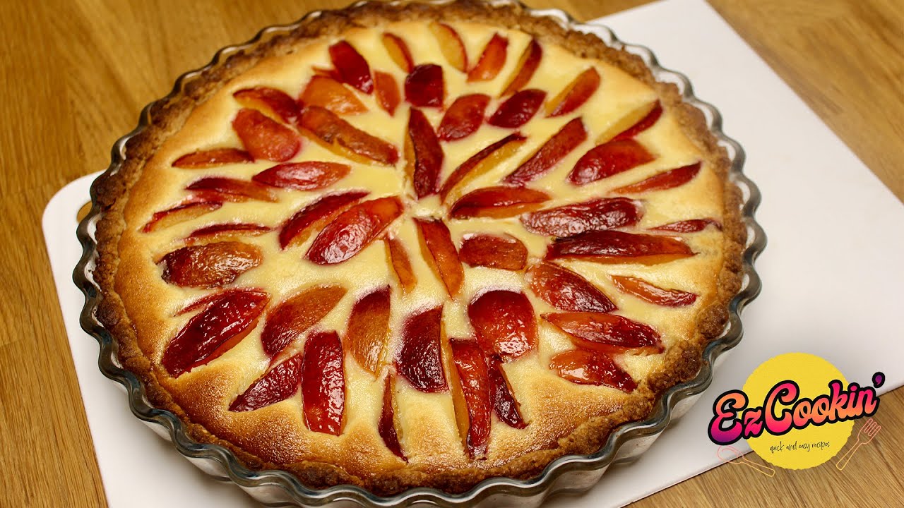 Marzipan Plum Tart with Almond pastry 💝
