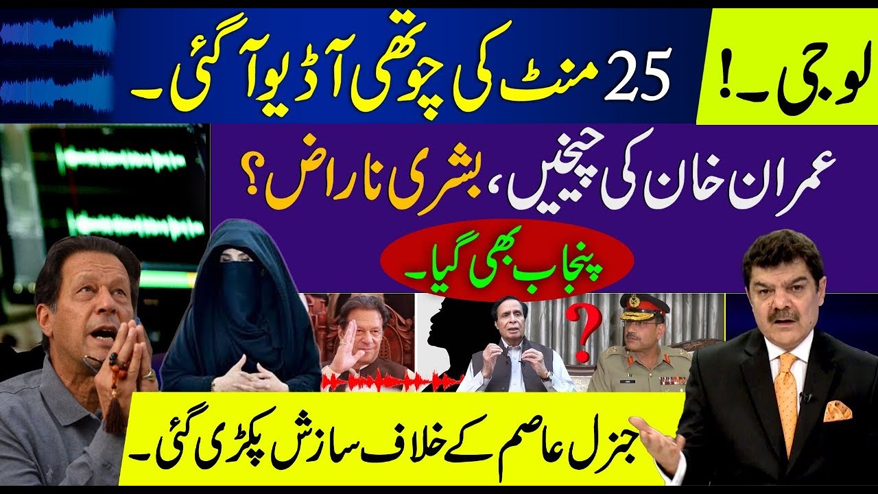 لو جی۔!  25منٹ کی چوتھی آڈیوآگئی۔عمران خان کی چیخیں،بشری ناراض؟پنجاب بھی گیا۔
