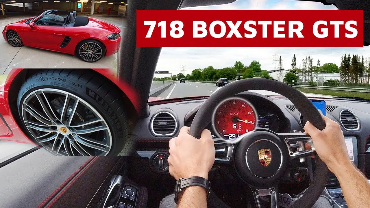 290+ km/h FLATOUT im 718 Boxster GTS - FAZIT - reichen 4 Zylinder?! - 0-100 & 100-200 - Tacho Speed