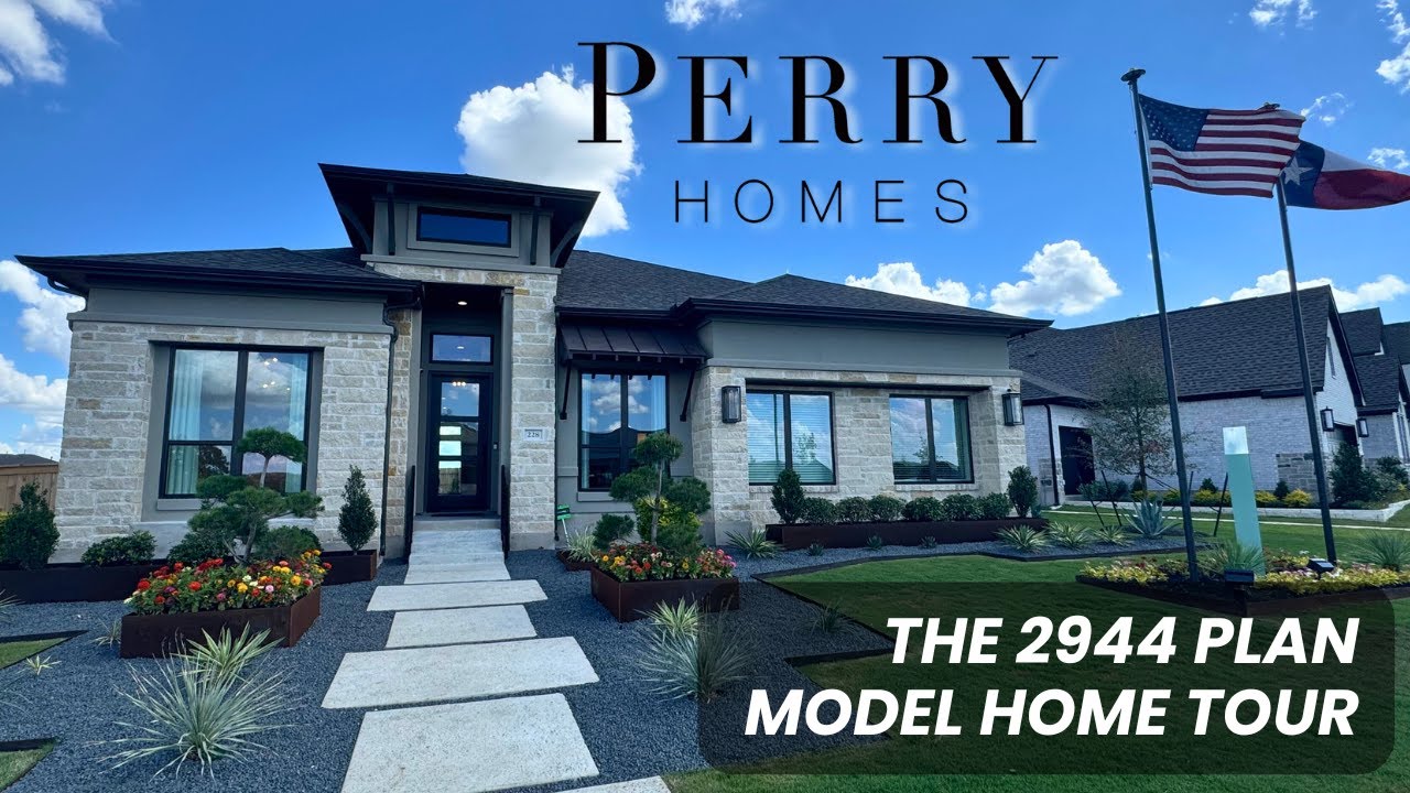 Video Tour of the 2944 Plan by PERRY HOMES | Model Home Tour | Nolina in Georgetown TX