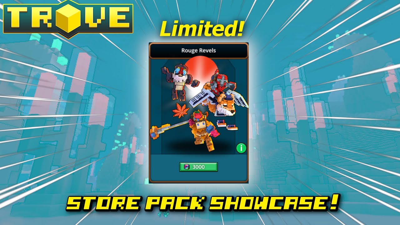 Trove Store Pack Showcase : Rouge Revels (April 2021)