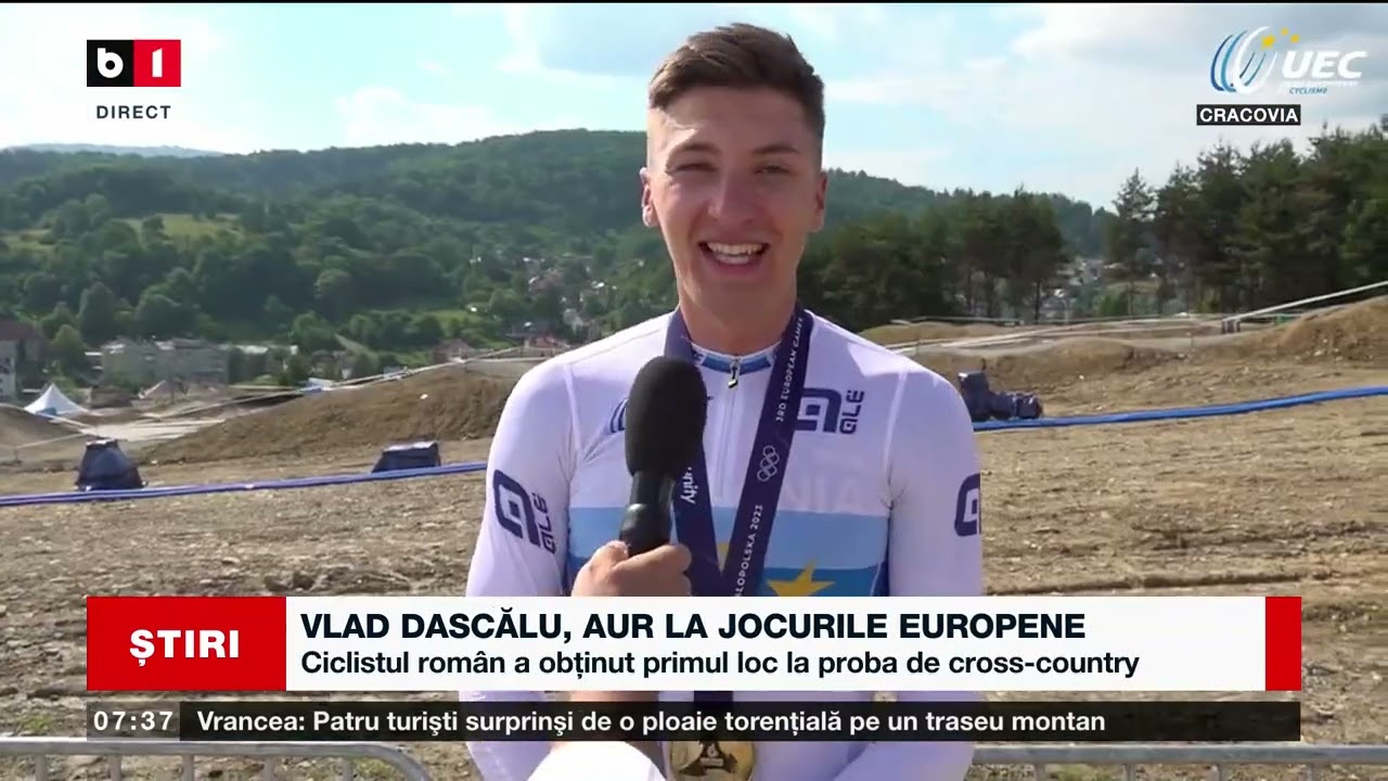 VLAD DASCĂLU, AUR LA JOCURILE EUROPENE_Știri B1_26 iunie 2023