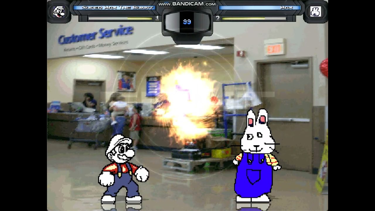 Mugen Battle #1055 Super Max The Bunny VS Max The Bunny