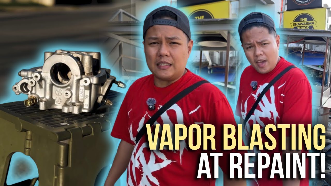 Vapor Blasting at Re-Paint para kay Honda Click v1
