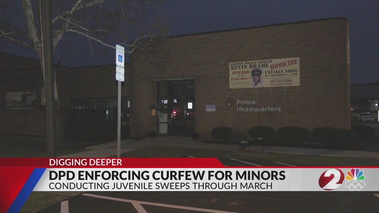 Dayton Police conducting juvenile sweeps to enforce curfew for minors