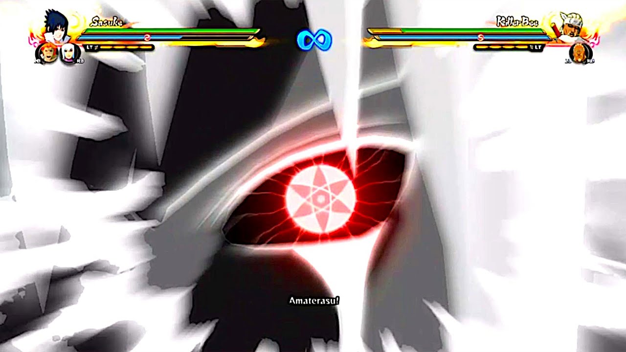 Mangekyou Sharingan Taka Sasuke Moveset