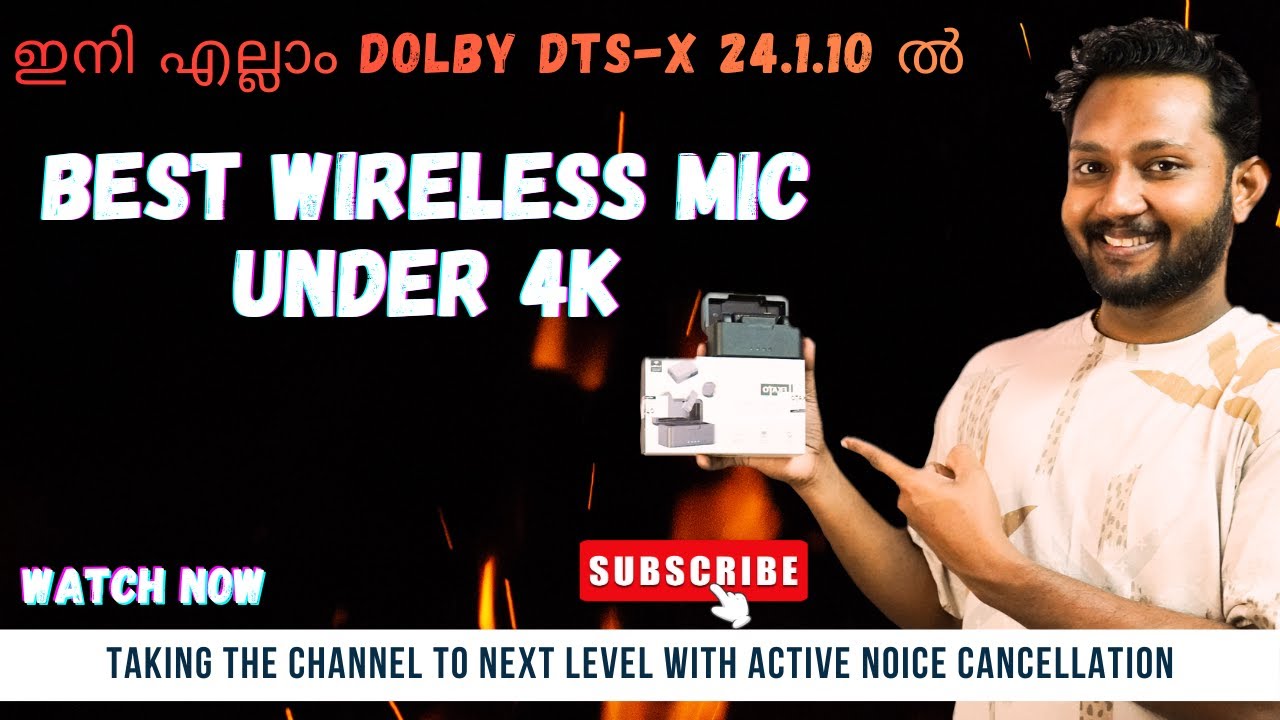 ഇനി എല്ലാം Dolby DTS ..!😅 Best Wireless Mic Under 4k I 