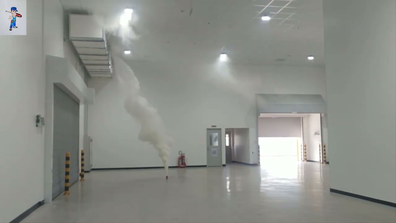 Thử hoạt động hệ thống báo cháy kết hợp hệ thống hút khói nhà xưởng