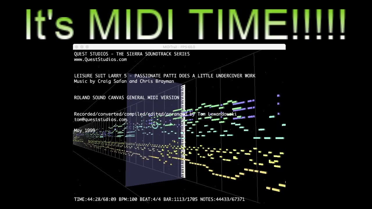 David Brophy Live  MIDI Stream