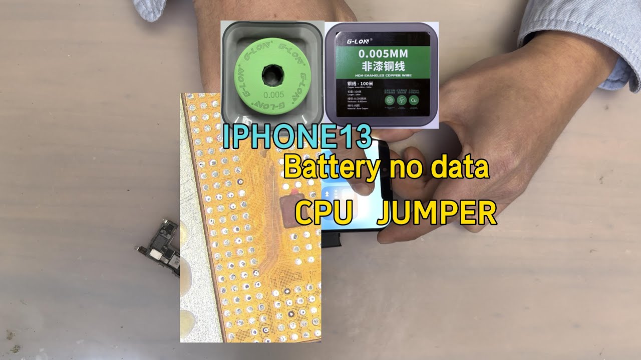 iPhone13 BATTERY NO DATA CPU JUMPER
