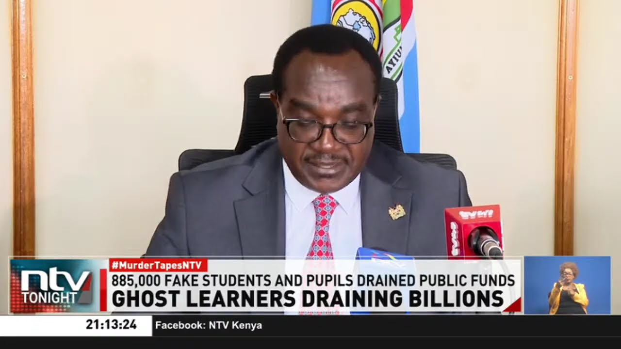 CS Ogamba: 885,000 ghost learners were listed in primary schools, Sh912M lost in 3rd term of 2025