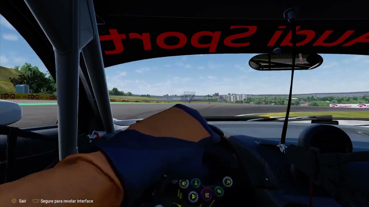 Volta em Interlagos, simulador PMR , AUDI GT3 
