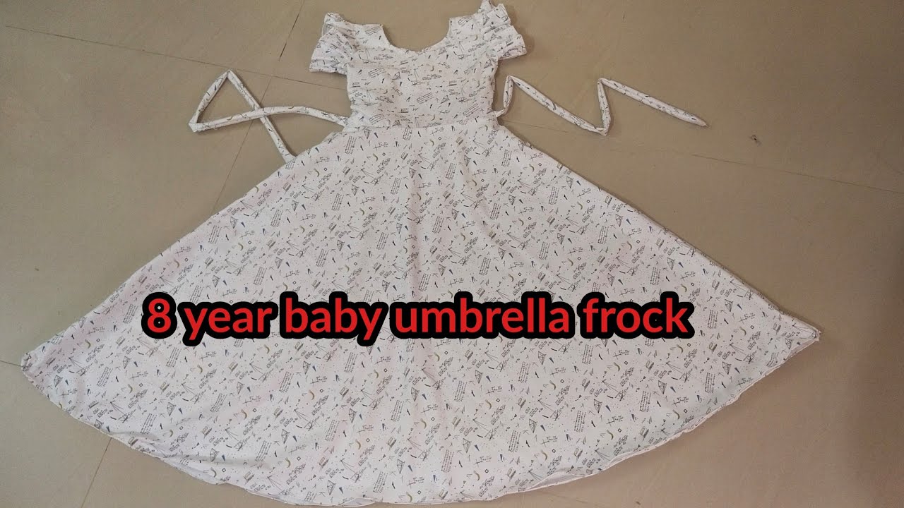 8 year baby umbrella /frock cutting and stitching in Tamil 2021
