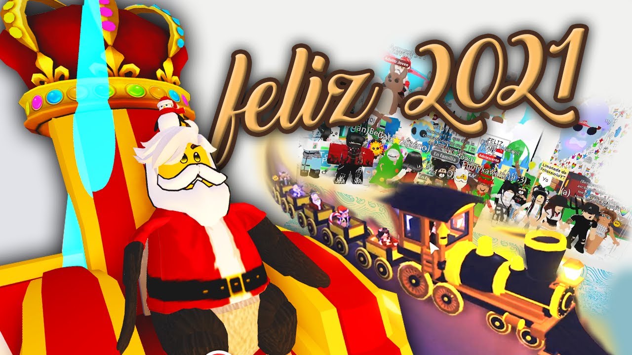 Especial de A&ntilde;o Nuevo 🤗🎉🎁 Jugando ADOPT ME con SUBS en ROBLOX