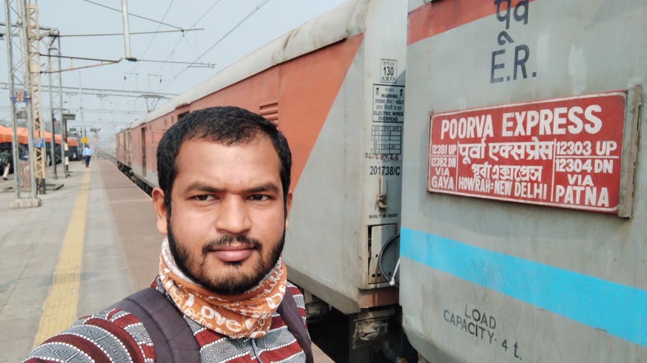 Full Journey in Poorva Express via Patna #outside #views #train #indianrailways #journey #explore