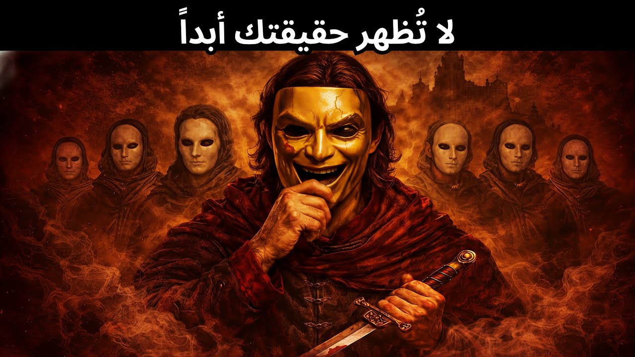 وجهك الحقيقي هو نقطة ضعفك (أخطر قانون في علم النفس المظلم)
