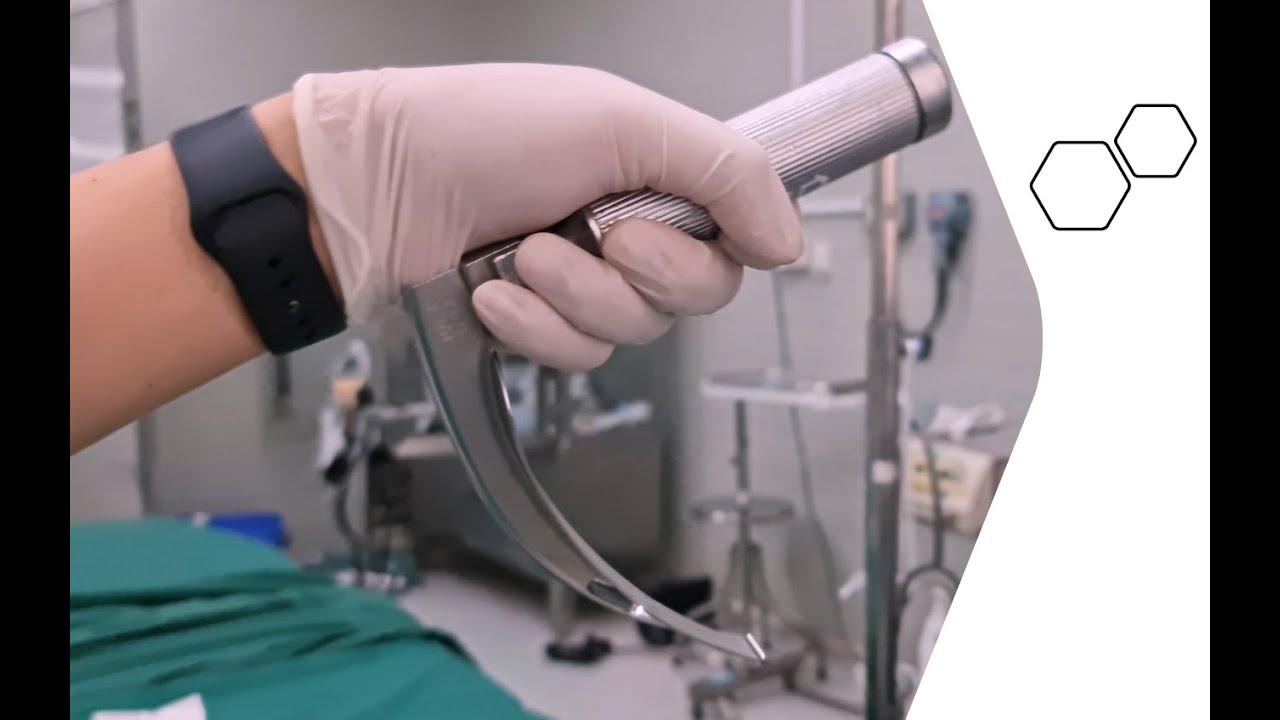 Hướng dẫn tháo lắp lưỡi đèn đặt nội khí quản. Cho người mới bắt đầu.