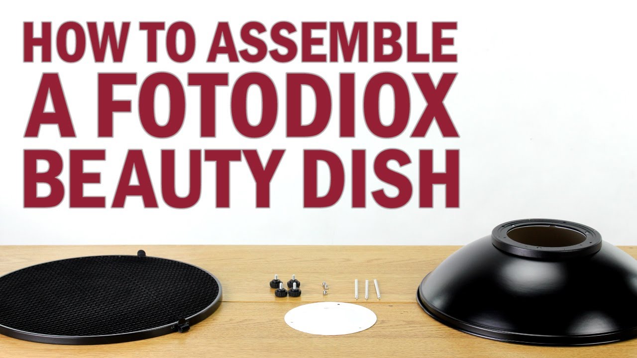 How To Assemble a Fotodiox Beauty Dish
