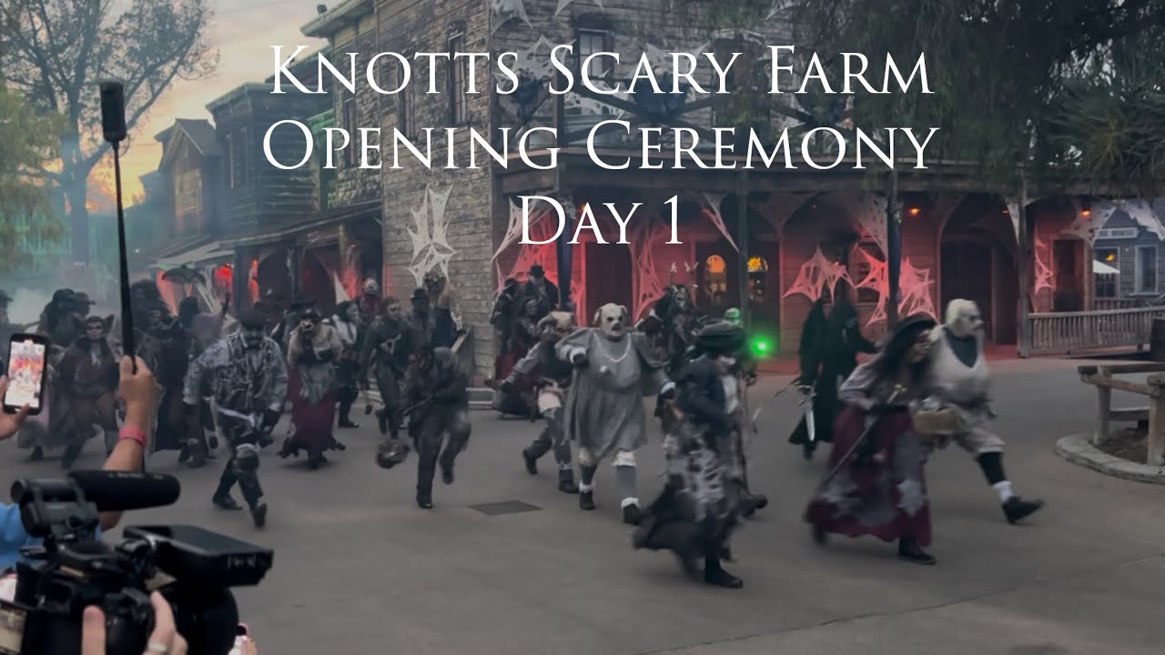 Knotts Scary Farm Opening Ceremony 