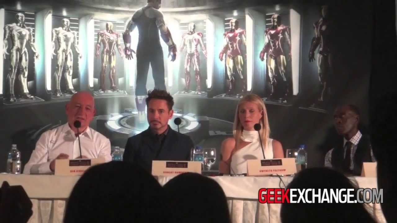 IRON MAN 3 press conference highlights *NO SPOILERS*
