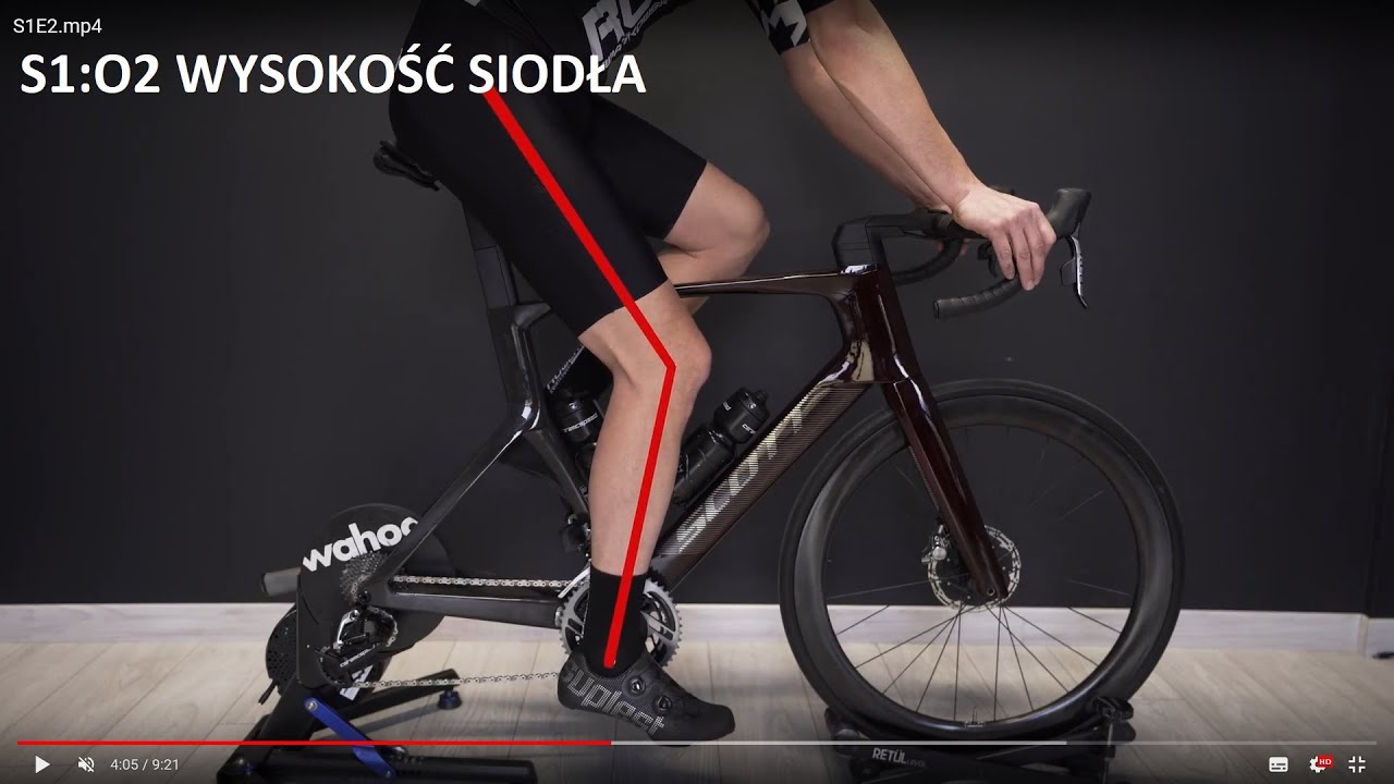 Wysokość siodła - Bike Fitting