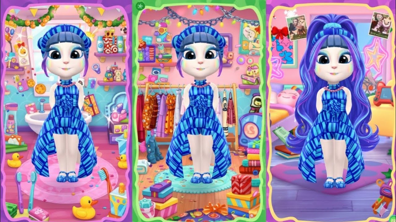 ANGELA MY KITTY blue fairy live