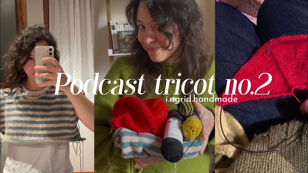 Podcast tricot no.2 | Projets en cours et inspirations | Olga sweater, Bee-autiful Socks 