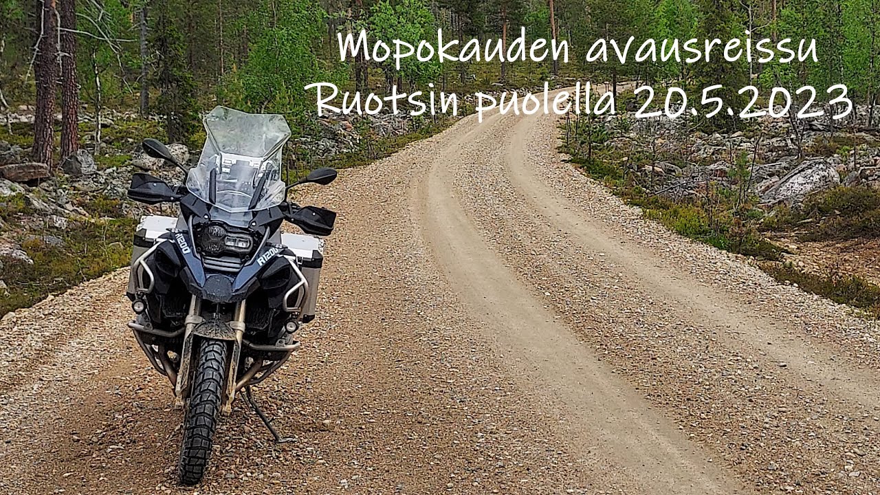 Mopokauden avausreissu Ruotsin puolelle 20.5.2023