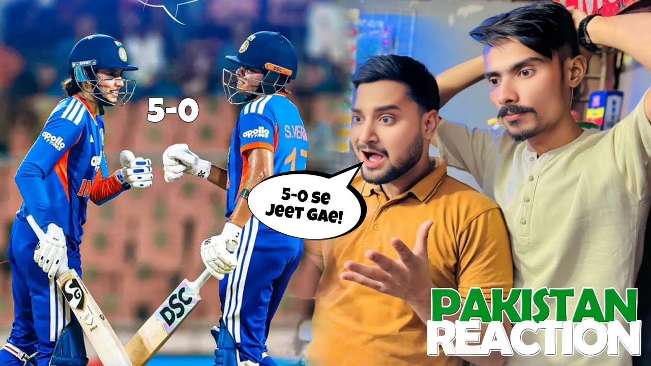 INDIA Won The Series 5-0 😱 | Pak Public Reaction on Ind W vs Sl W | Youngsters Ki Vynz 