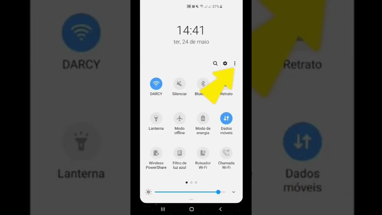 Como ativar porcentagem da bateria #dicas #tutoriais #celular