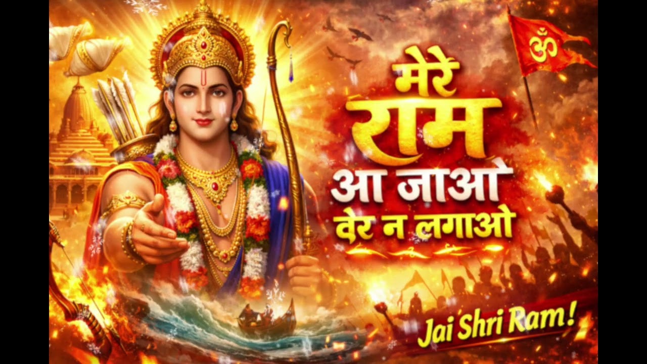 #मेरे राम आ जाओ देर न लगाओ | High Speed Ram Bhajan 2026 | Emotional Jai Shri Ram Song 🚩