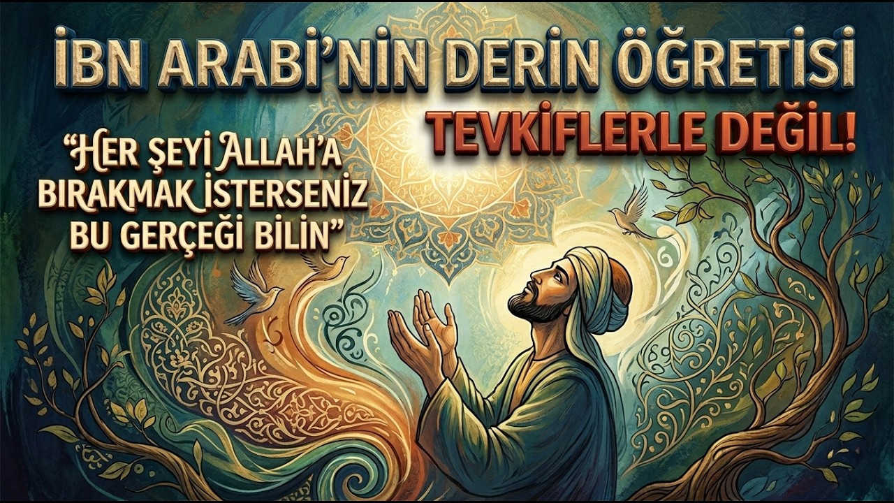 Her Şeyi Allah'a Bırakmak İbn Arabi'nin En Büyük Sırrı: Tevekkül Değil, 'TEFVİZ'