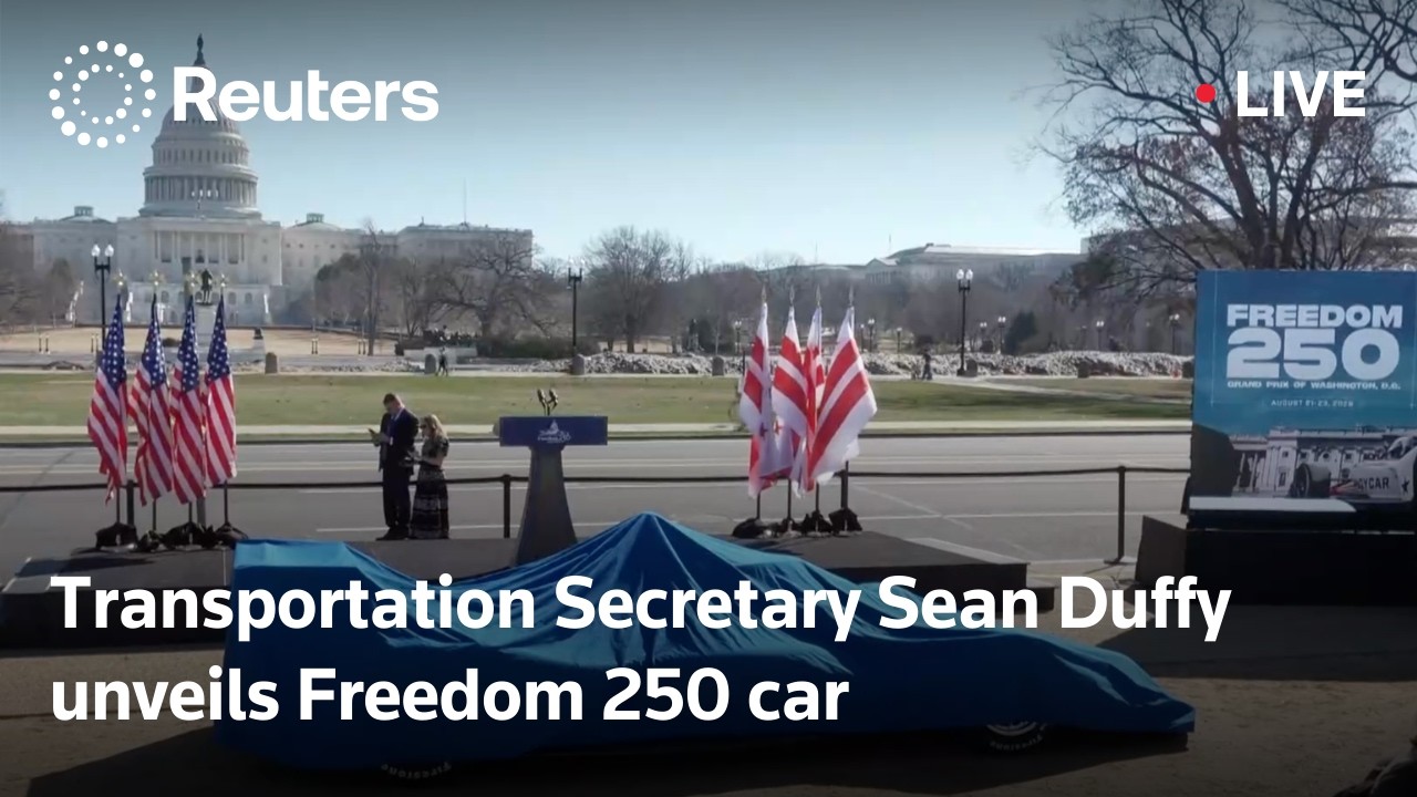 LIVE: Transportation Secretary Sean Duffy unveils Freedom 250 car in DC