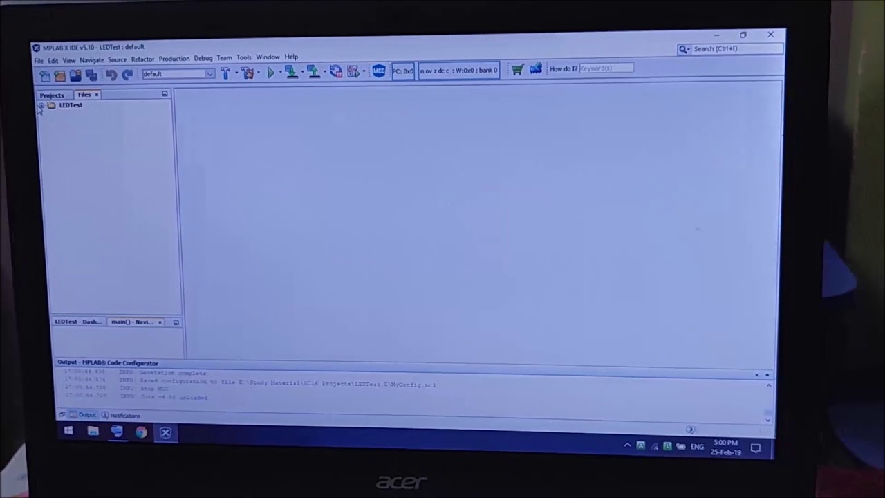 Working with MPLAB Code Configurator