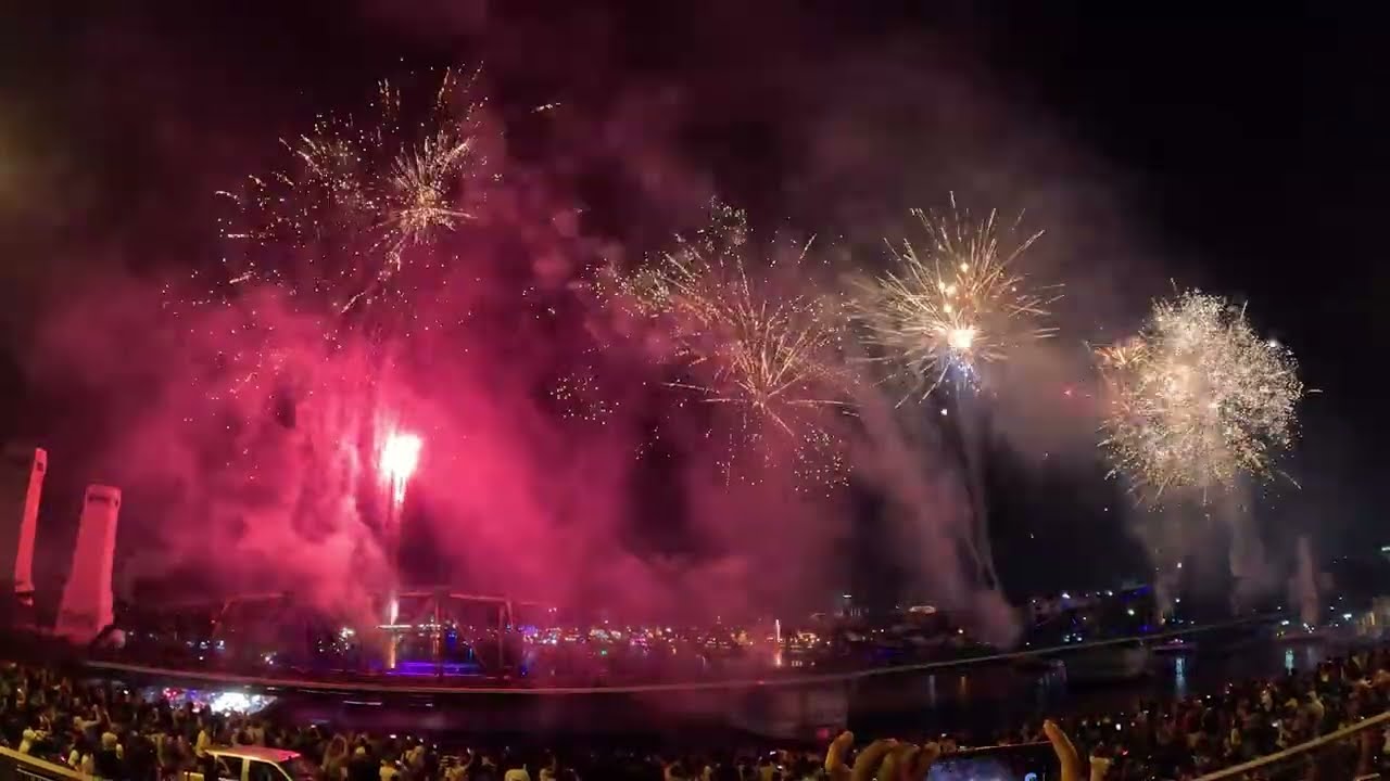 วิจิตรเจ้าพระยา2025 ชมพลุจากสวนลอยฟ้าเจ้าพระยา #วิจิตรเจ้าพระยา #travel  #fireworks #thailand