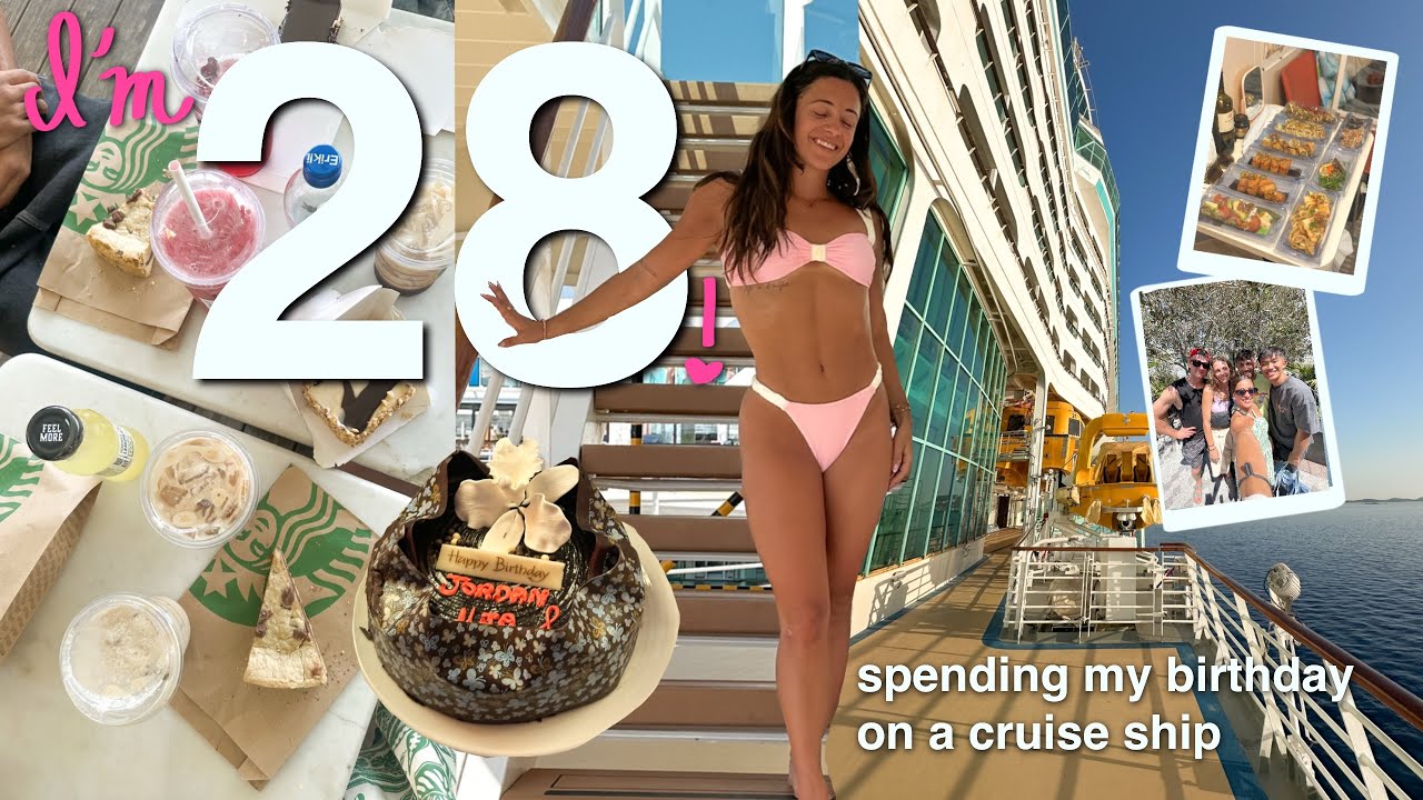 SPENDING MY 28TH BIRTHDAY ON A CRUISE SHIP ⚓️🩶 an unconventional day, self reflection, sushi dinner!