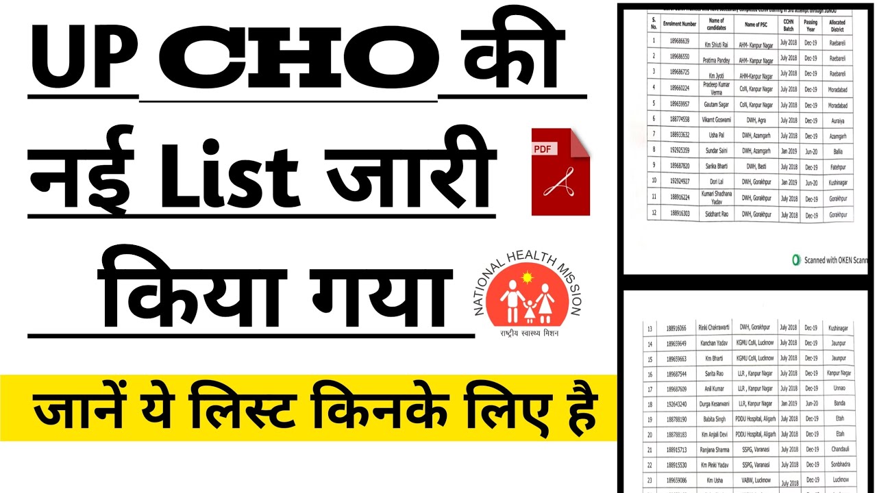 Up Cho की नई List जारी हुई | Up cho Result Update Today | Devesh Deo
