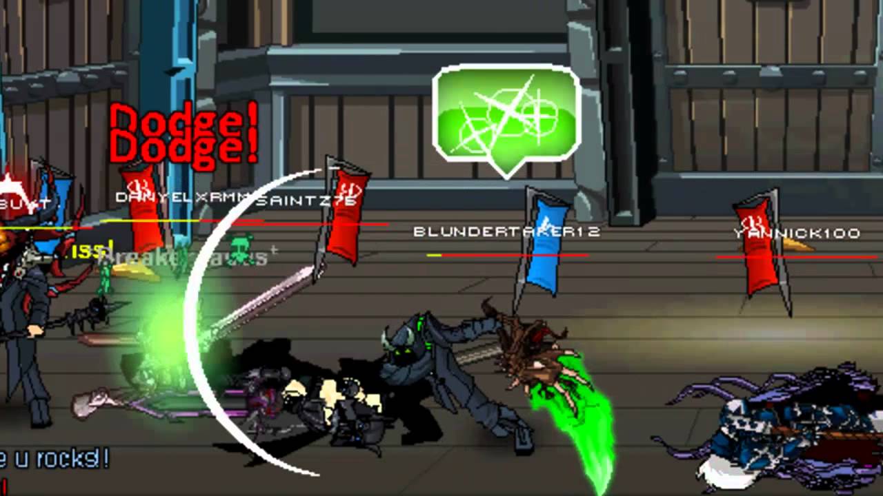 AQW Bludrut Brawl Montage #1 (Enforcer, Healer, Mage, and Necro)