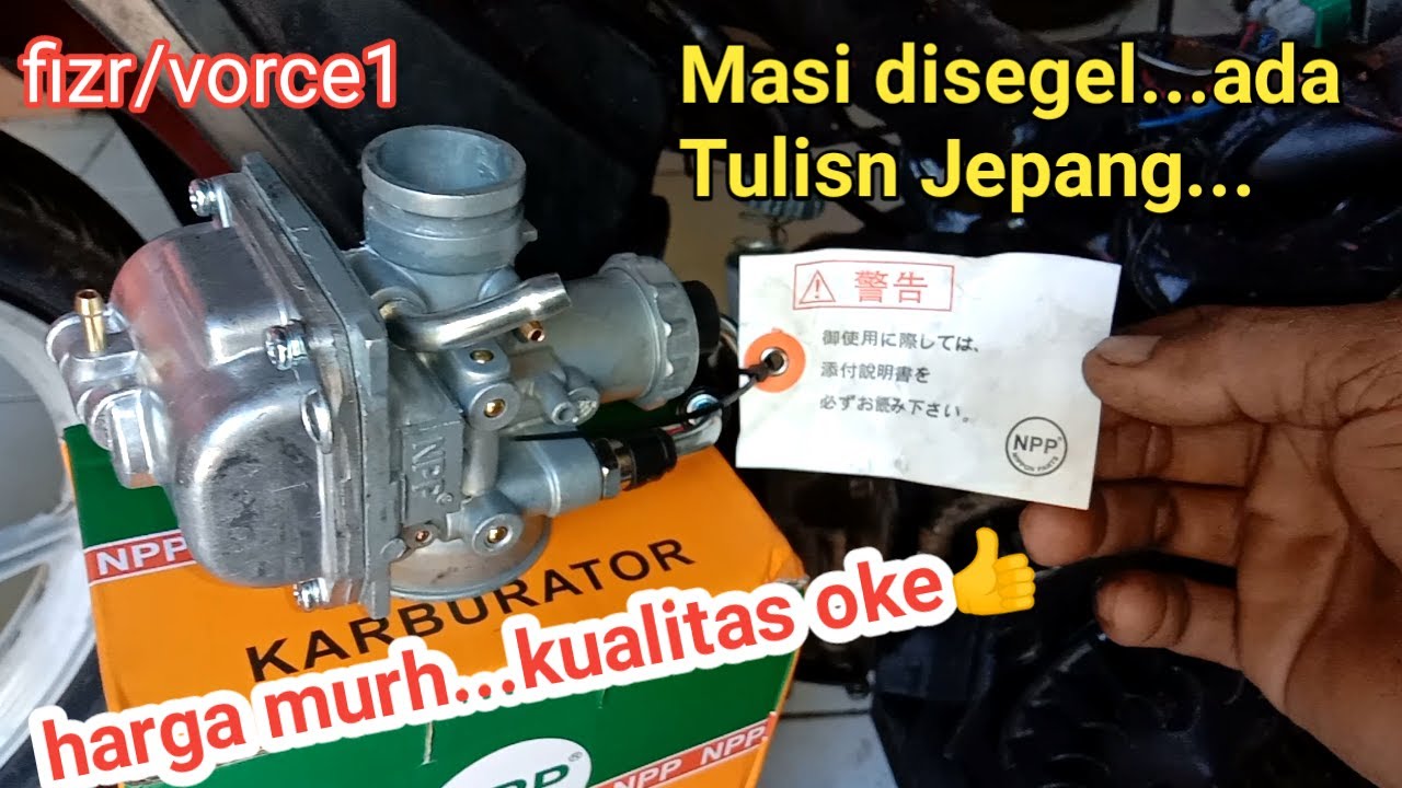 unboxing karburator fizr npp hrga murh kualitas mirip asli👍👍👍