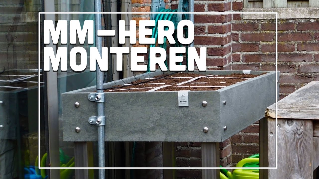 MM-Hero op poten monteren! - Maxim's Moestuin #17
