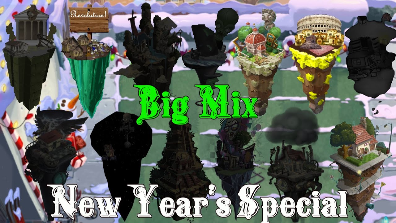 PvZ 2 Demonstration Mini Game - Big Mix (New Year's special).