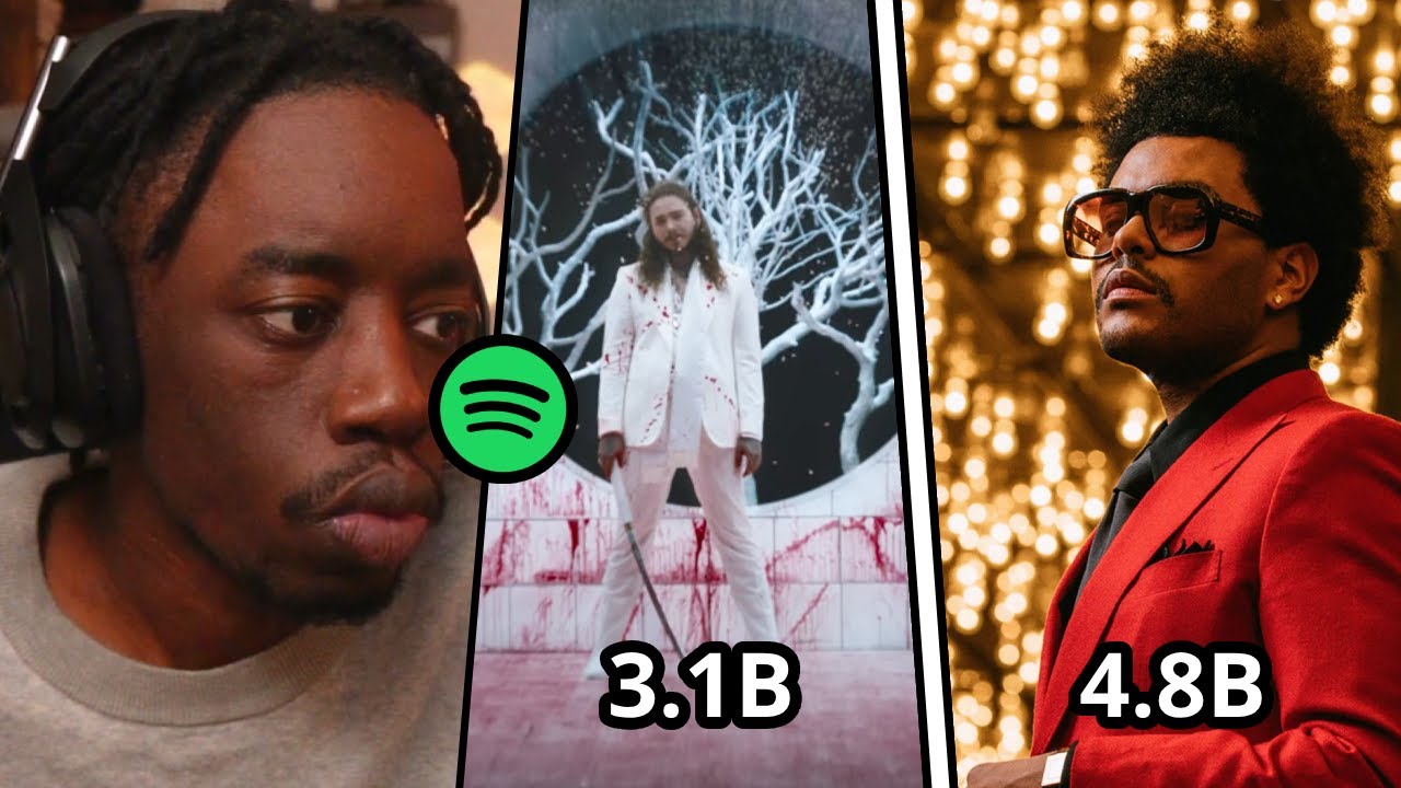 Le Top 100 des Sons les plus Stream de Spotify